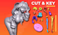 fix, cut and key, and articulate your 3d model for printing