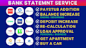 reconcile bank statement PDF to editable format