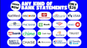 reconcile bank statement PDF to editable format