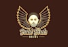 design classic super bald birds brewery logo