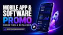 create mobile app promo, software promo and marketing explainer videos