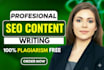 be your creative and technical content writer