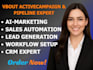 automate your email with vbout, pipedrive sales funnel active campaign