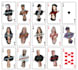 design a printable playing card deck of your friends or team christmas sale
