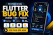 fix flutter errors, bugs and crashes in your flutter app