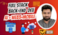 do backend development for your web and android applications