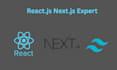 develop react js next js web application