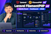 build laravel filament admin panel and dashboard