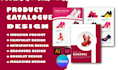 design product catalogue, indesign project, canva brochure, booklet white paper