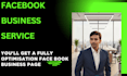 do your facebook business page setup and all activities