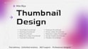 design modern, branded thumbnails that convert viewers