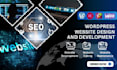 create a basic wordpress website and edit wordpress website
