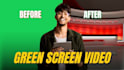 do professional rotoscoping, chroma keying and green screen video editing
