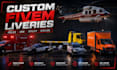 create custom vehicle liveries for fivem and gta v