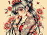 do amazing anime tattoo design