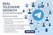promote your telegram channel or crypto project to real active users