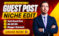 publish a technology guest post with tech backlinks