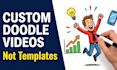 create a custom doodle whiteboard animation video