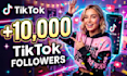 provide help to gain 10,000 tiktok followers