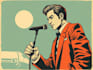 draw retro vintage illustration cartoon character
