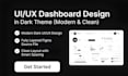do UI design in figma, dashboard design