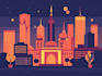 create stylish flat vector illustrations