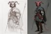 dnd character art and dnd character art