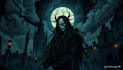 draw dark, gothic, fantasy or horror illustrations