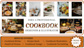 create a stunning cookbook  layout and cover design