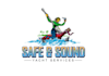 design top quality safe and captain service logo