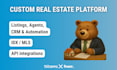 develop custom real estate website and property management system