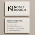 create a luxury double sided business card design