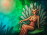 create stunning fantasy elf queen illustrations