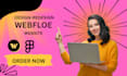 design and professional business website in webflow