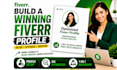 create and complete your fiverr profile setup and mentoring