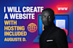 create a modern website with hosting and domain name