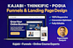 do thinkific course branding, new zener and kajabi website