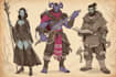 create fantasy concept art and dnd characters design