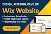 build a custom wix website design develop wix ecommerce store seo landing pages