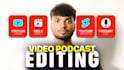 edit your video podcast with 4 reels