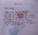 a beautiful handwrite a