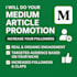 do your medium article promotion,increase your followers
