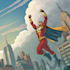 do a superhero comic, comic art, comic cover art