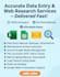 fast and reliable data entry, web research, data cleaning, data collect expert