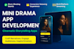 create short drama app short reels app video streaming app ai dubbed series app