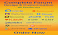 design or develop or customize your online forum or community platform