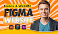 do figma design, figma website, figma mockup, website ui ux, figma wireframe