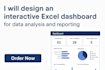 design an interactive excel dashboard