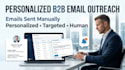 personally send manual b2b cold emails for your sales lead outreach