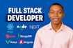 develop full stack website, web app using react, next nodejs express js